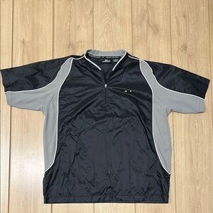 Mizuno Black and Gray Polo Shirt